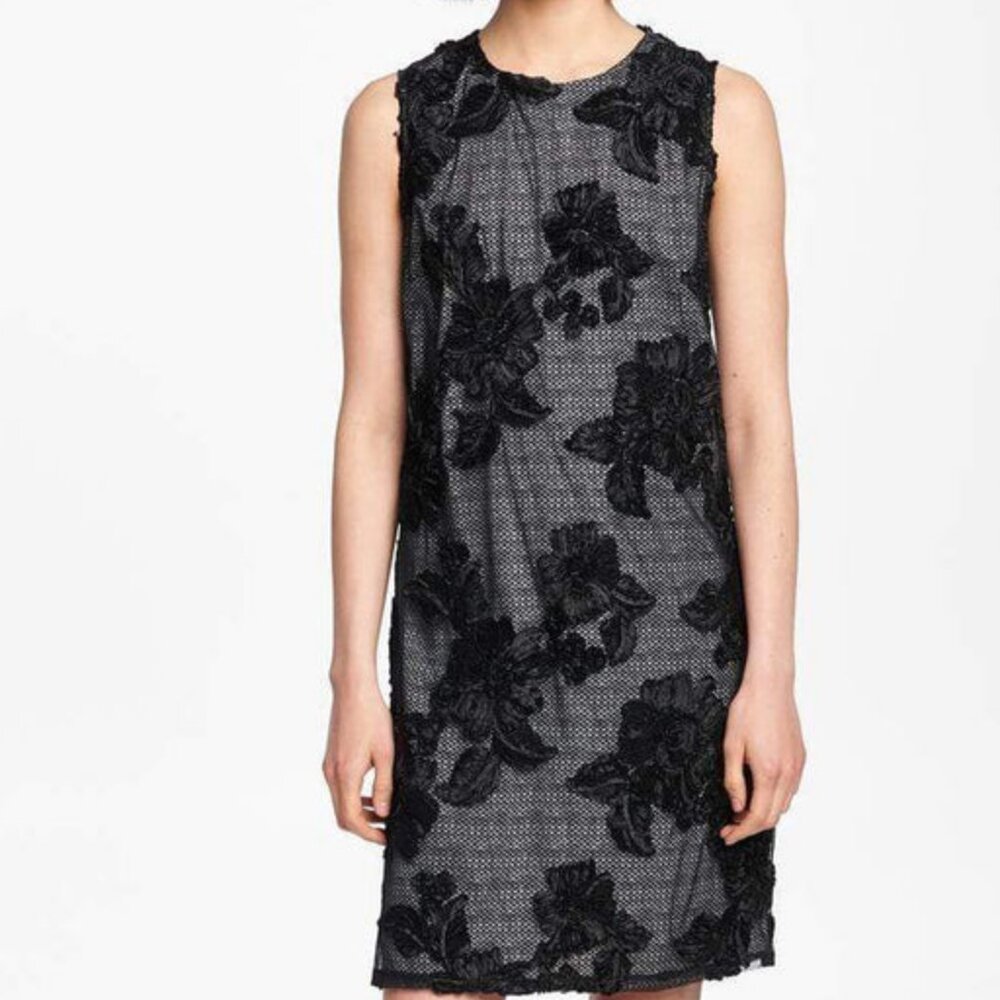 Karl Lagerfeld Sleeveless Floral Lace Dress